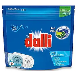 Капсули для прання Dalli 3в1 Vollwaschmittel 24 шт