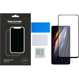 Скло захисне BeCover Tecno POVA Neo 3 (LH6n) Black (710045) - мініатюра 3