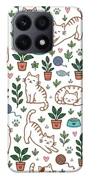 TPU чохол Demsky Cats pattern для Huawei Honor X8a