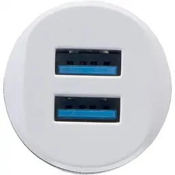 Автомобільний зарядний пристрій Inkax CC-12 2USB 2.1A microUSB White (av087-hbr) - мініатюра 4