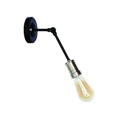Бра настінне Levistella 752WG2001-1, E27, 60W, чорний, хромований патрон, сучасний стиль для дому