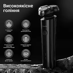 Електробритва ShowSee F302-BK Black - мініатюра 3