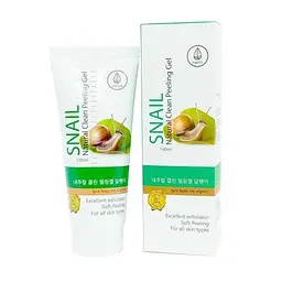 Гель-пілінг для обличчя MED B Natural Clean Snail з муцином равлика