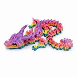 Дитяча іграшка антистрес 3D Дракон 122679-17 довжина 32 см