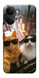 TPU чохол Demsky Cool cats city для Xiaomi Poco X8 Pro Max