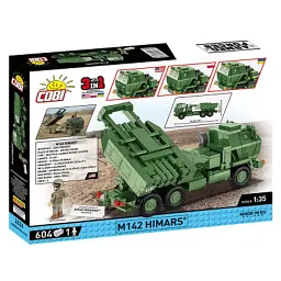 Конструктор Cobi РСЗВ HIMARS M142 (UA/PL/US), 604 деталі (COBI-2626) - мініатюра 6