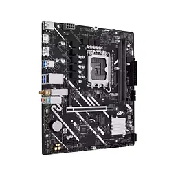 ASUS Материнська плата PRIME B760M-F WIFI s1700 B760 2xDDR5 M.2 HDMI DP Wi-Fi BT mATX - мініатюра 2