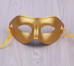 Венеціанська маскарадна маска, золота Афродита maskgold 103327