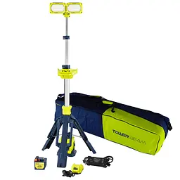Прожектор професійний Mactronic Tower Beam PFL0300 12000 лм Powerbank IP66 Жовтий