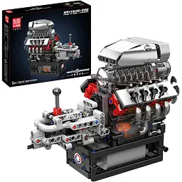 Конструктор Mould King Mking Двигун і коробка передач Muscle Car V8 (10225) [161086]