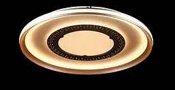 Люстра стельова LED Splendid Ray L55088/500B/1, 1 лампа, 50 см, сірий/золотий, димер, сучасний стиль - мініатюра 3