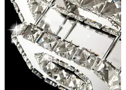 Люстра Кристал LED 24W Квадратна APP409-C APP410-C OSW-65007 - мініатюра 3