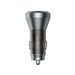 Автомобільний зарядний пристрій HAVIT HV-CC2017 48W USB-A+USB-C HAVIT (28470-000) - мініатюра 2