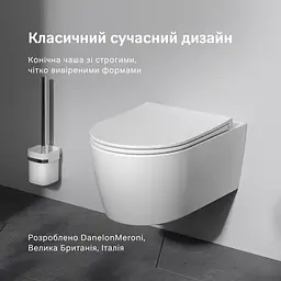 Унітаз підвісний AquaSpin AM.PM Func 54 см, із сидінням мікроліфт білий CFA1903SC - мініатюра 2