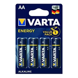 Батарейка VARTA Energy AA BLI 4 ALKALINE LR6 (1479)