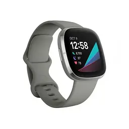 Смарт-часы Fitbit Sense Silver Sage Grey (FB512SRSG)