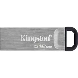 USB флеш накопичувач Kingston 512GB DataTraveler Kyson Silver/Black USB 3.2 (DTKN/512GB) - мініатюра 2