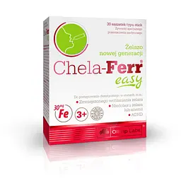 Вітаміни та мінерали Olimp Sport Nutrition Chela-Ferr Easy, 30 пакетиків