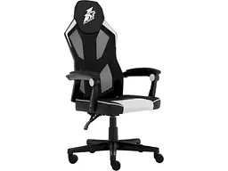 Комп'ютерне крісло для геймера 1STPLAYER P01 Black/White - мініатюра 2