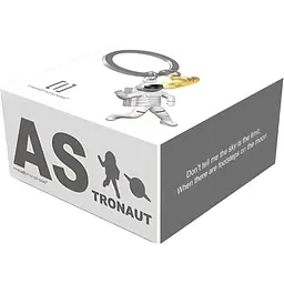 Брелок Metalmorphose Astronaut with Black Screen & Golden Saturn Charm (8000020592977) - мініатюра 3