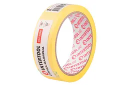 Стрічка малярська Intertool 30 мм х 20 м жовта (в упаковці 8 шт.) - мініатюра 2