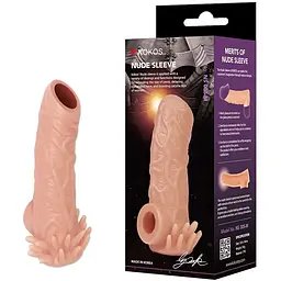 Насадка на член Kokos Nude Sleeve NS 005 M - мініатюра 2