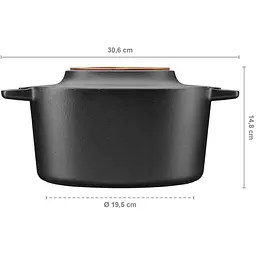 Каструля Fiskars Norden чавунна 4 л (1026565) - мініатюра 8