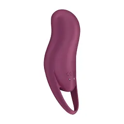 Вакуумний стимулятор клітора з вібрацією Satisfyer Pocket Pro 1 бордовий - мініатюра 4