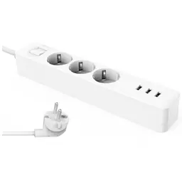 Фільтр Xiaomi KingMi Power Strip (3 розетки 3 USB) 1.8 м NRB4030GL XMCXB04QM - мініатюра 3