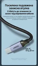 Кабель для принтера UGREEN US369 USB 2.0 USB-A - USB-B 1 м чорний (80801) - мініатюра 6