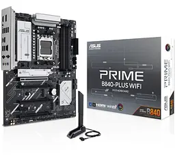 Материнська плата ASUS PRIME B840-PLUS WIFI (PRIME B840-PLUS WIFI) (Socket AM5, AMD B840, ATX) - мініатюра 6