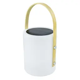Ліхтар кемпінговий Bo-Camp Longford Solar 150 Lumen Bamboo/White (5818878) - мініатюра 5