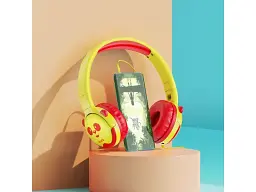 Навушники без мікрофону Hoco W31 Yellow/Red - мініатюра 5