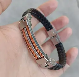 Браслет Primo Steel Rope на руку - Bronze - мініатюра 4