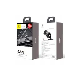 Автотримач для телефона Baseus 360° Adjustable Magnetic Phone Mount Сріблястий - мініатюра 2