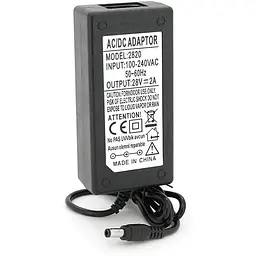 Імпульсний блок живлення Voltronic JC2802 28V 2А (56Вт) штекер 5.5 / 2.5 + каб. живлення - мініатюра 3