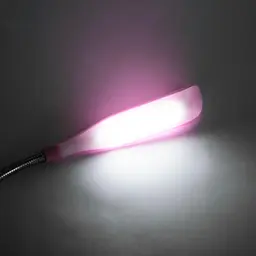 Настільна лампа світлодіодна рожева LED DESK Light X-7188 лід світильник на стіл на батарейках 3хААА - мініатюра 4