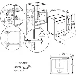 Духовка електрична Electrolux EOF3H00BX - мініатюра 10