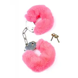 Наручники з хутром Fetish B-Series Furry Cuffs, рожеві