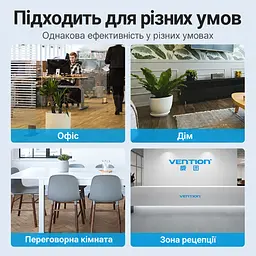 Кабель для принтера Vention COQBL USB 2.0 Type-A - Type-B 10 м чорний (COQBL) - мініатюра 12
