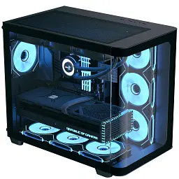 Корпус для ПК AeroCool P500C-G-BK-v1 Black (ACCM-PN01043.11) - мініатюра 5