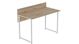 Комп'ютерний стіл Ferrum-decor Скай 75x140x70 білий ДСП Дуб Артізан 16мм (FRD-101114) - мініатюра 2