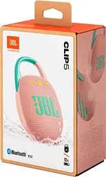 Портативна колонка JBL Clip 5 (JBLCLIP5PINK) бездротова з карабіном рожева - мініатюра 5