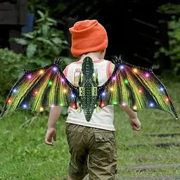 Іграшкові крила з динозавром "Dinosaur Wings" 65 см зі світловими ефектами та музикою іграшка динозавр на спину з рухомими лапами - мініатюра 4