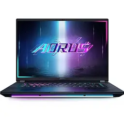 Ноутбук Gigabyte 16 AORUS Master 16 QHD OLED 240Hz/Intel ARL HX Ultra 9/32GB/2TB SSD/RTX 5080 16GB/W11/Black (AORUS_16_BYHC5UAE65S)