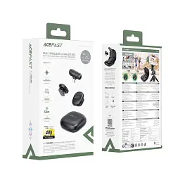 Бездротова мікрофонна система ACEFAST R1 dual-mic (Type-C) Black 6974316284895 - мініатюра 2