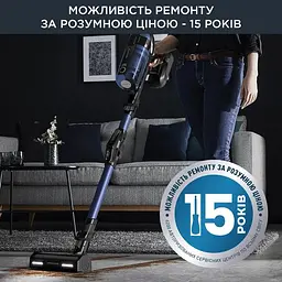 Пилосос Rowenta безпровідний X-Force Flex 12.60 Auto Aqua , 320Вт, чорно-синій - мініатюра 10