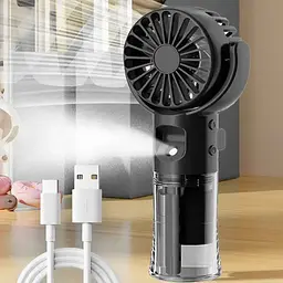 Ручний вентилятор з USB-розпилювачем - мініатюра 5