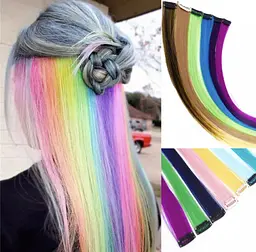 Канекалон однотонний на шпильці 5293 сливовий - мініатюра 3