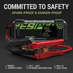 Пуско-зарядний пристрій Yesper Armor 66666mah PD100W 2500A - мініатюра 2